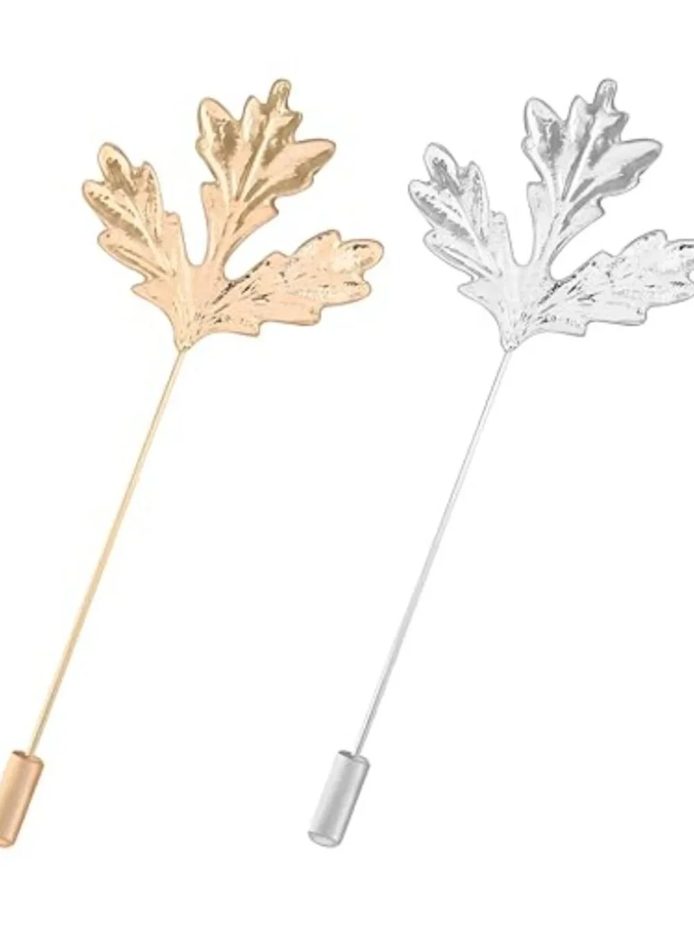 New -  Simple Gold Silver‎ Plated Long Brooch Pins with Cute Animal Antlers